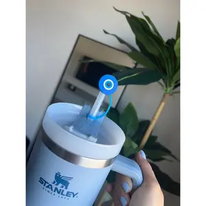 Blue Evil Eye Straw Cover