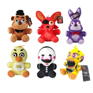 2026 HOTSALE 18cm Five Night At Freddy Fnaf Cute Plush Toys Game Doll Bonnie Bear Foxy Cartoon Stuffed Dolls Freddy Toy Gifts