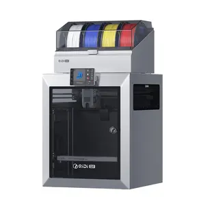 QIDI Q2 Combo 3D Printer, Enclosed FDM with 65℃ Heated Chamber, Ultra Air Filtration, 600mm/s High Speed, AI Camera, Full Auto Leveling, 270x270x256mm Build Volume, from Beginner to Expert