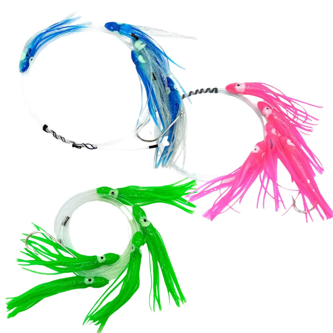 Epic Fishing Co Schoolie Dolphin Daisy Chain - 3 Pack Teaser - Mahi Tuna Trolling