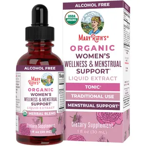 MaryRuth's Organic Women's Wellness & Menstrual Support Liquid Drops - Traditional Use Herbal Blend - USDA Organic - Non-GMO, Vegan