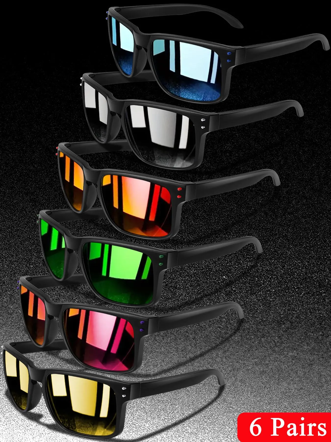 Polarized Sunglasses, Outdoor Sports Sunglasses, Sporty Sunglasses, Hiking & Running Sunglasses, Sports Cycling Sunglasses, Fashion Sports Eyewear for Men & Women, Lightweight Sports Sunglasses, Lightweight Sports Shades