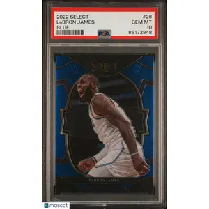 2022 PANINI SELECT BLUE #26 LEBRON JAMES PSA 10