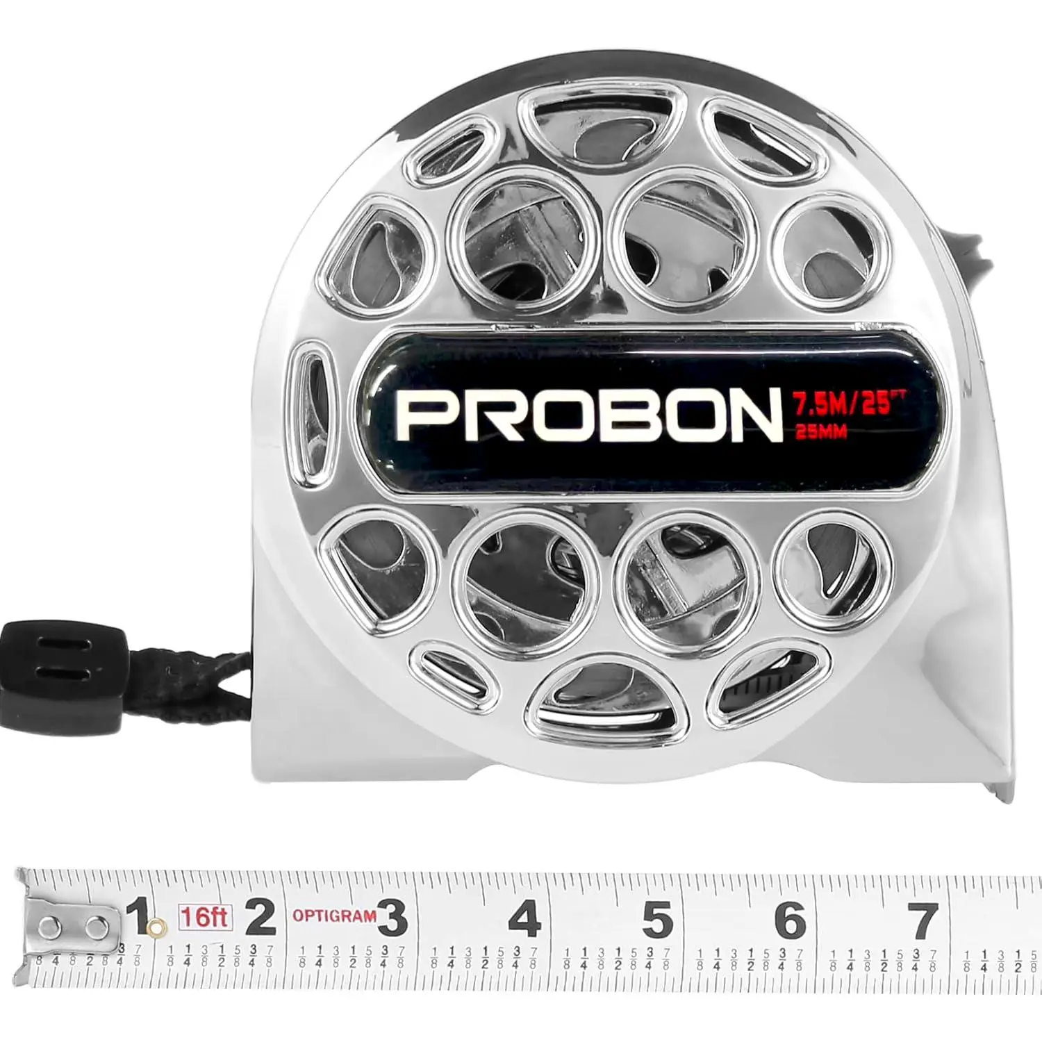 25ft/7.5m Stainless Steel Telescopic Self-Locking Tape Measure - Durable, Waterproof, Rust-Proof, Sturdy, Hollow, Portable Metric Tool for Construction, Carpentry, Father's Day Gift, Durable Tape Measure