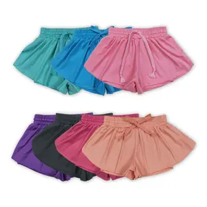 Athletic Active Flowy Butterfly Girls Shorts