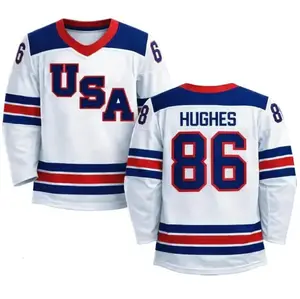 USA HOCKEY Jack Hughes #86 Hockey Jersey, Hockey Jersey Of USA Team Unisex Sport Fan Gift