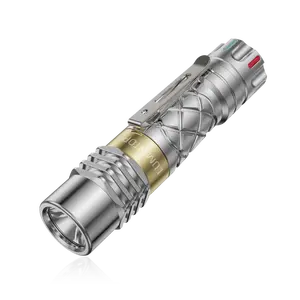 LUMINTOP Ring King 1000 Lumens 14500 EDC Tactical Flashlight, USB Rechargeable Flashlight, Outdoor Lighting, IPX8 Waterproof, Emergency Lighting, EDC Flashlight, Outdoor Torch, Hiking Camping Torch,Gift for Father.