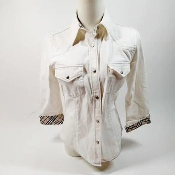 Pre-owned other Small Leather Goods Burberry Jackets Ladies Cotton Polyurethane 12189127397/283164