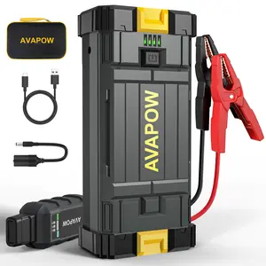 AVAPOW Car Jump Starter,4000A Peak 27800mAh Battery Jump Starter,Portable Battery Booster,12V Jump Box with LED Light,USB QC 3.0