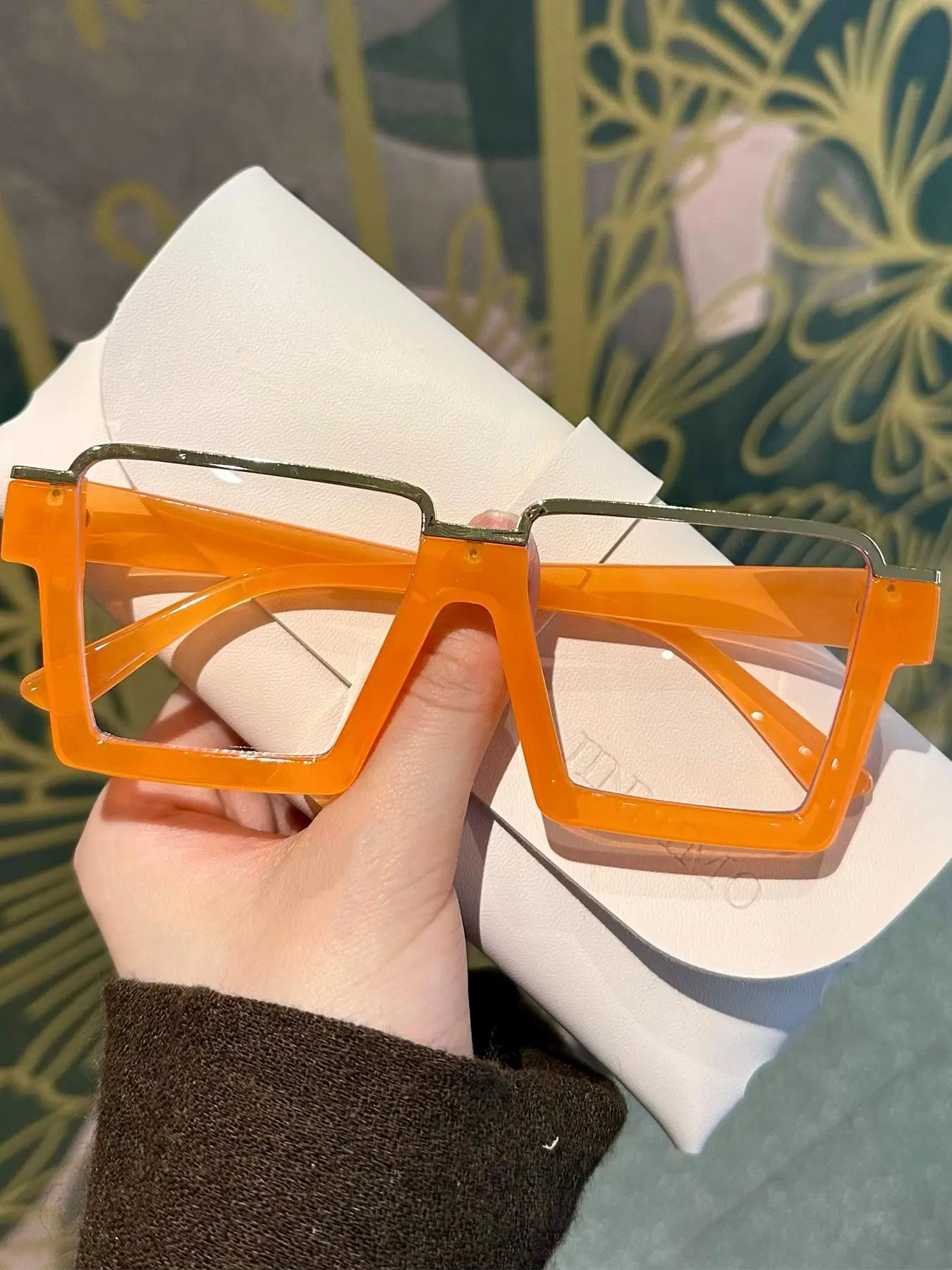 Half Frame Eyeglasses, Trendy Casual Eyeglasses for Everyday Use, Fashion Accessories for Outdoor Activities, Fashion Eyewear, Casual Stylish Glasses