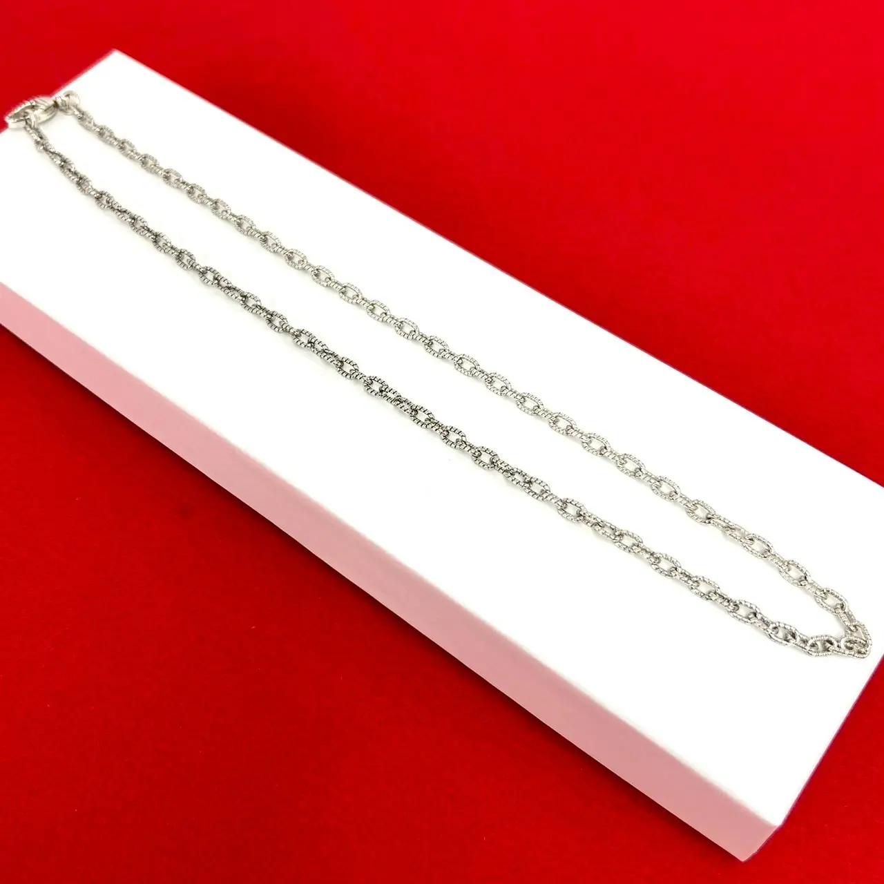 Pre-owned GUCCI Sterling Silver 925 (Ag925) Small Leather Goods Silver 925 Necklace