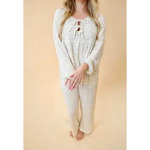 Buttery Soft Bamboo Pajama Lounge Set – Vintage Floral