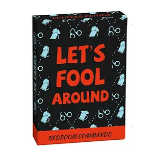 LET'S FOOL AROUND 50-card drinking game, Party board game for couples for holiday parties, fun couple cards, perfect for Christmas, Valentine's Day, and party entertainment. Ideal for dinners, parties, and special occasions