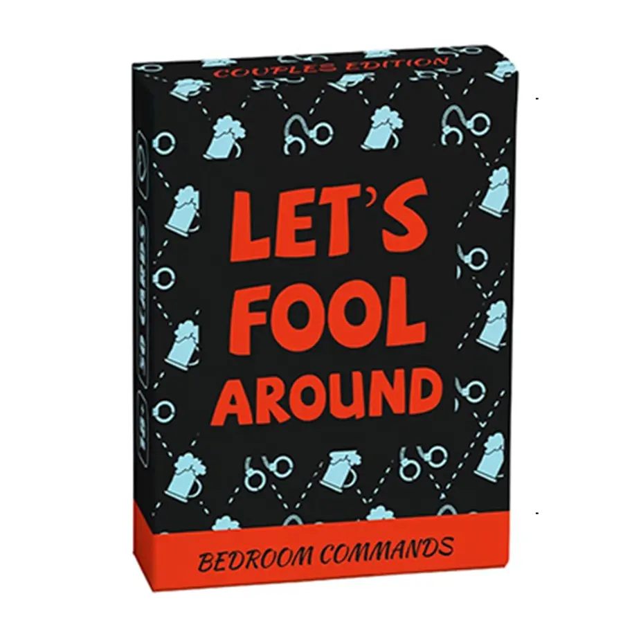 LET'S FOOL AROUND 50-card drinking game, Party board game for couples for holiday parties, fun couple cards, perfect for Christmas, Valentine's Day, and party entertainment. Ideal for dinners, parties, and special occasions, Drinking Board Games