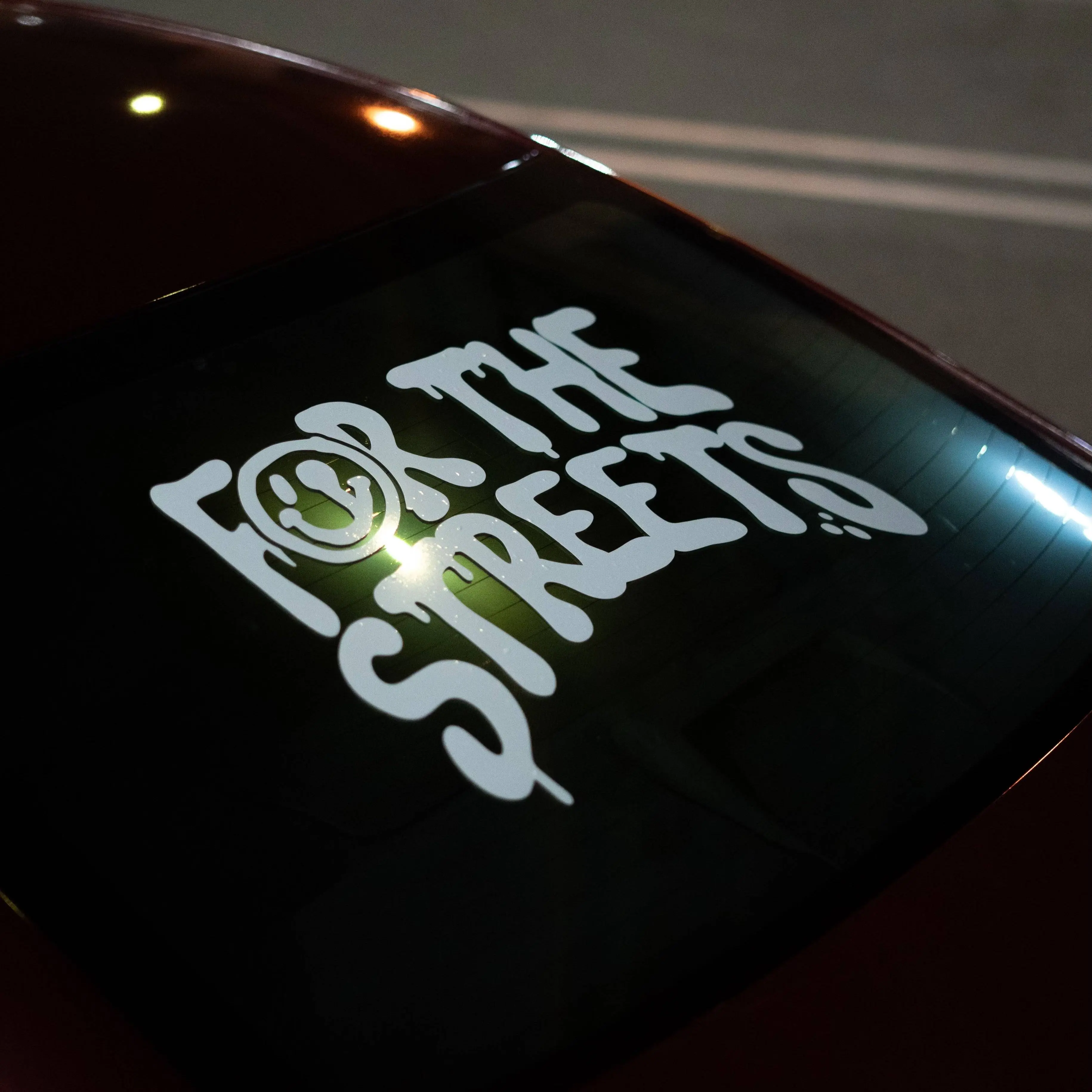 For The Streets Decal - Vinyl Car Sticker and Window Banner For The Streets Decal - Vinyl Car Sticker and Window Banner