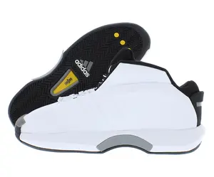 Adidas Crazy 1 Mens Shoes, Color:White/Black