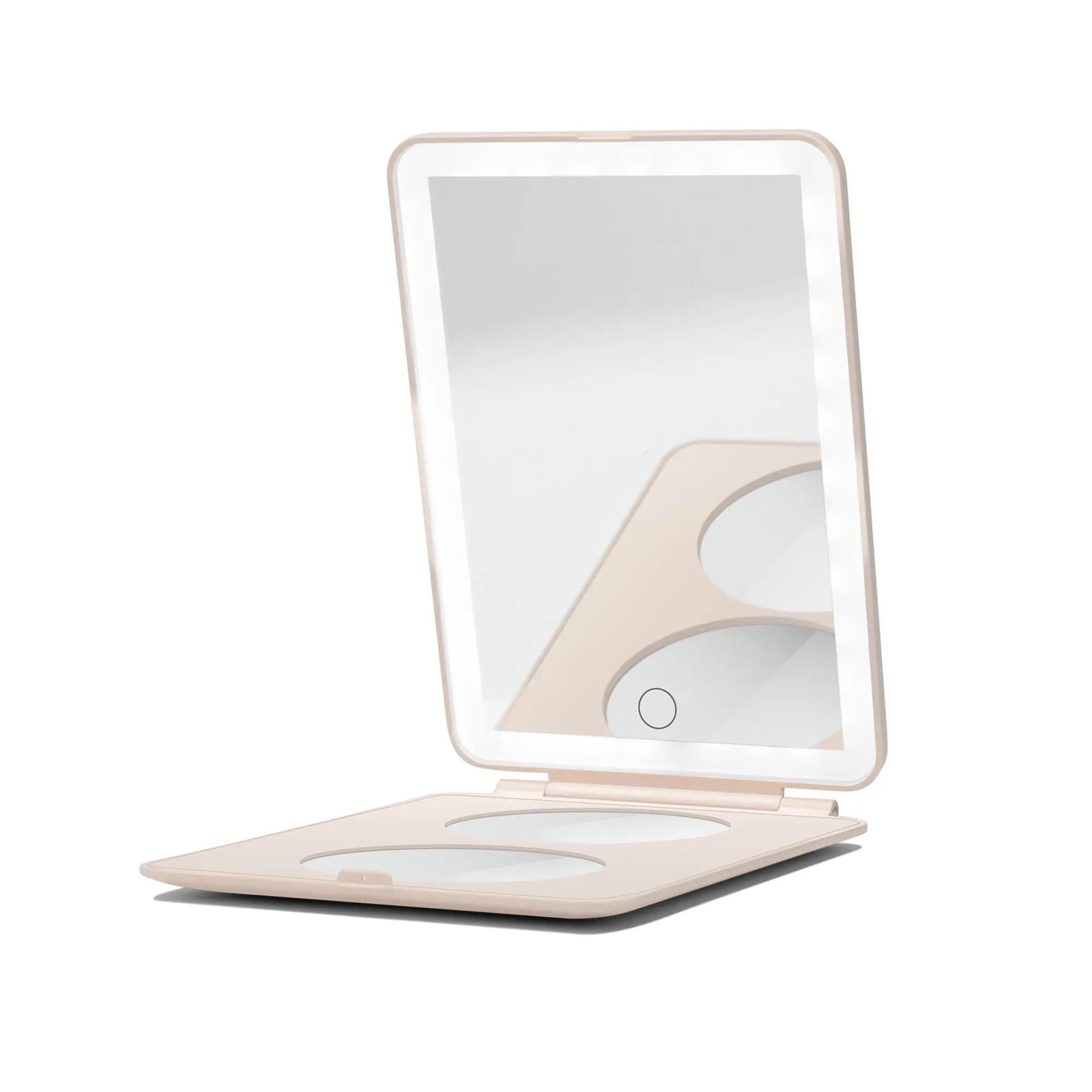 Vanity Planet Mini Pose 2.0 LED Travel Mirror – Compact, Portable Illuminated Beauty Mirror with Adjustable LED Lighting for Flawless On-the-Go Makeup