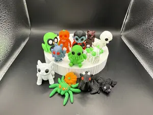 Spooky Mini Bundle 3D PRINTED POCKET PALS - 12 MINI SPECIAL HALLOWEEN CHARACTERS for Collectors and Fans