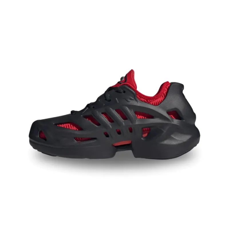 Men's Athletic Sneakers, Casual Walking Shoes with a Breathable Textile Cage Design and Featherlight Comfort - Black & Red, Sneaker, Footwear, Trainer, Sports Shoes
