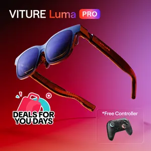 VITURE Luma Pro XR Glasses, Smart Glasses— 152” Crystal-Clear 1200p Display, 1000 Nits Brightness, Works with iPhone 16/15, Android, Mac, PC, Switch 2, PS5 & Steam Deck.,summerwins,father'sdaygifts