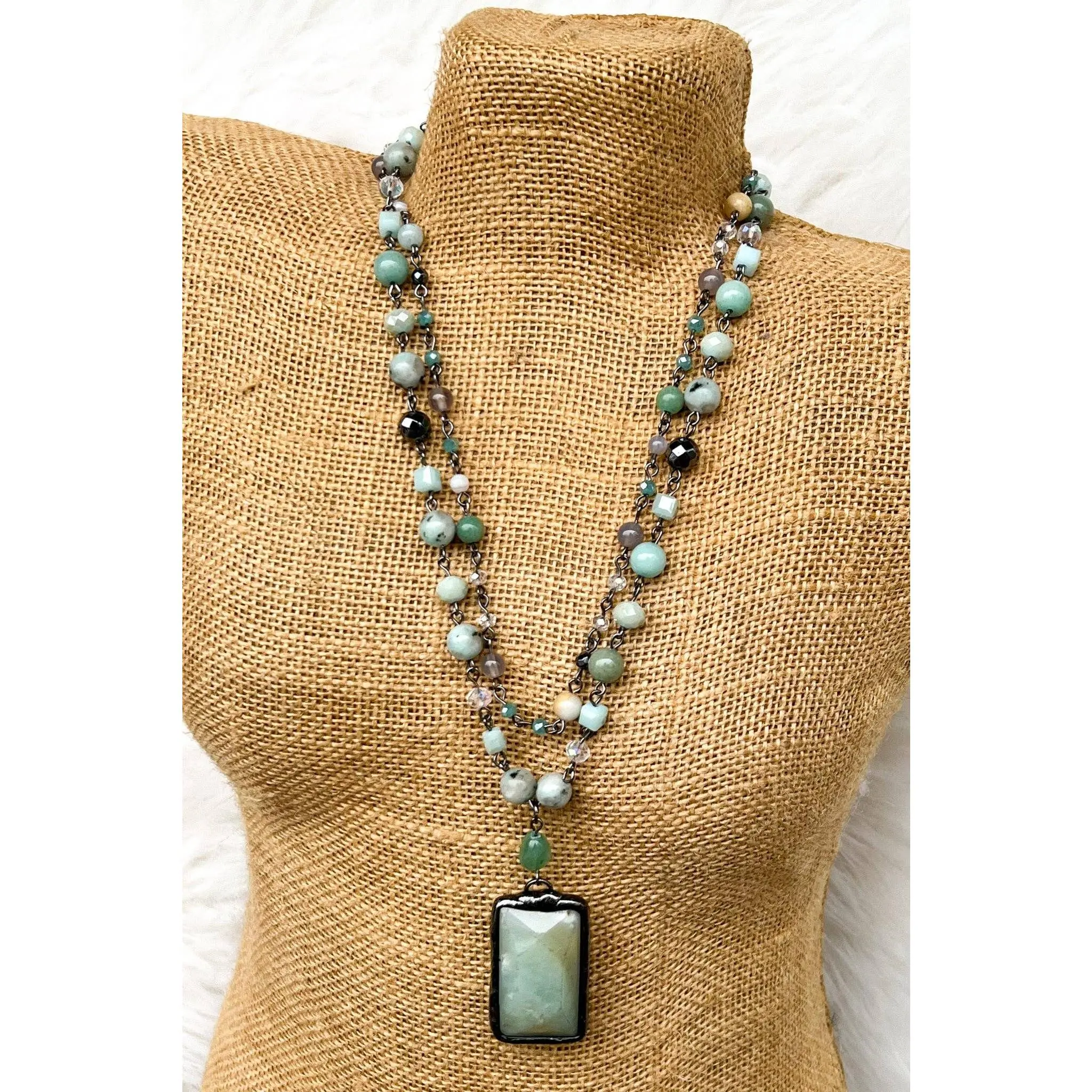 Lexi Necklace Amazonite