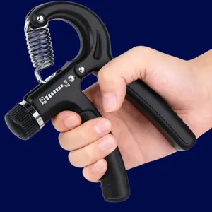 Iron Hand Grip Strengthener Adjustable Non-Slip Resistance Trainer for Home Fitness & Rehabilitation Ideal Gift for Easter Thanksgiving Christmas New Year