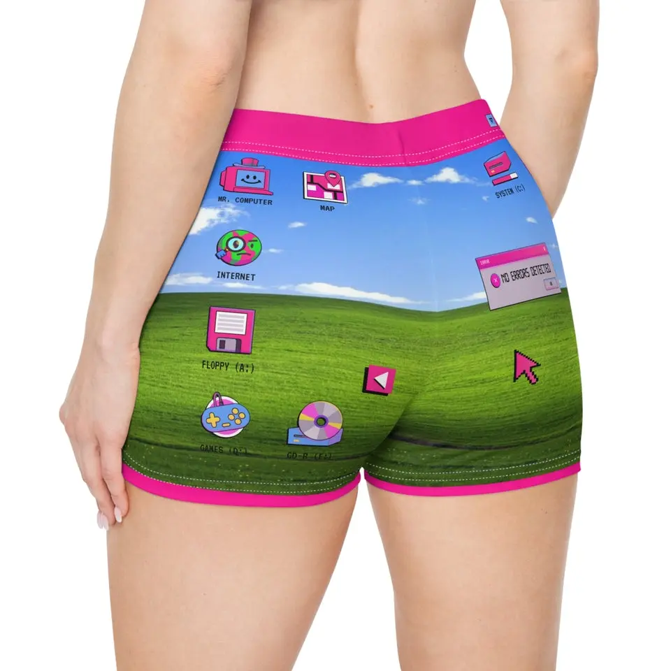 Y2K Desktop Shorts