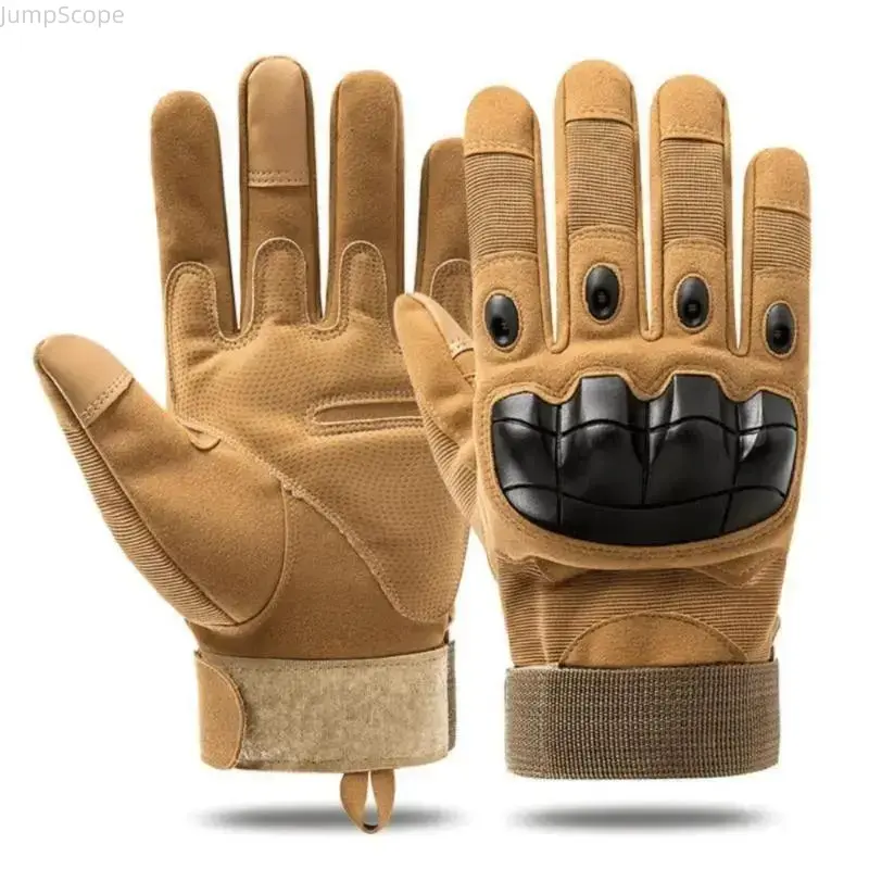 Tactical Protective Gloves, Unisex Full-Finger Design with Soft Knuckle Protection, Breathable and Touch Screen Compatible with Anti-Slip Grip for Motorcycle & Hunting, Non Slip, Anti-Slip Surface