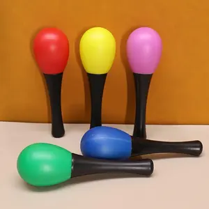 Colorful Maracas, 2 Counts Musical Orff Percussion Instrument for Adults, Vibrant Handheld Music Shakers Perfect for Parties and Festivals