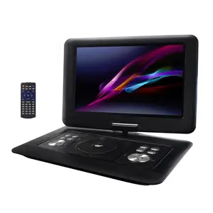 Trexonic  14.1 in. Portable DVD Player with TFT-LCD Screen & USB, SD & AV Inputs