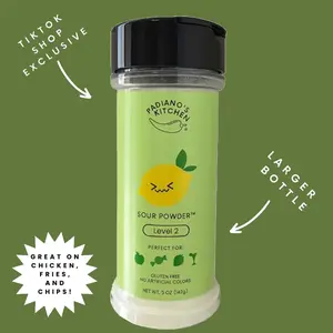 Literally Sour Powder - Sugar and Sour Mix - Dye Free - 5oz - Perfect for Fruit, Candy, Drinks