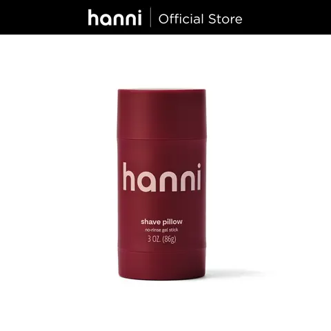 [Hanni Official] Shave Pillow - No-Rinse Gel Stick for Dry Shaving & Moisturizing - 3 oz - Travel-Friendly Formula for Comfortable Shaving
