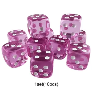 16mm Game Polyhedral Dice Set, 10-Piece Tabletop Accessories, Perfect Gift for Christmas & Halloween, Ideal Present for Friends