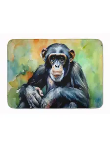 Carolines Treasures DAC2894RUG 19x27 in. Chimpanzee Memory Foam Kitchen Mat, Animal-Inspired, Art-Themed, Cozy, Cushioned Household Rug for Kitchen Use, Animal-Inspired Kitchen Rugs, Art-Themed Kitchen Rugs