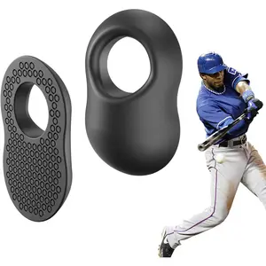 Batter's 2 Pack Thumb Guard for Pro Batters, Hitters - Black Softball and Baseball Batting Grip Accessories