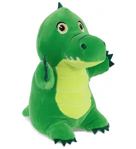 DOLLIBU Super-Soft Polyester Standing Pose Alligator Stuffed Animal - Unisex Plush Toy for Ages 0-12