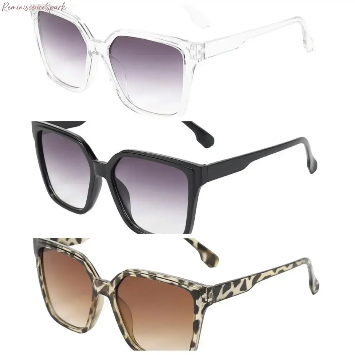 1/3 Packs Vintage Square Sunglasses for Men - Korean Style, UV400 Protection, Mercury Mirror Lens, Windproof - Beach Travel Eyewear, Casual Outdoor Sunglasses, Driving Outdoor Shades, Square Frames Sunglasses, Vintage Square Shades