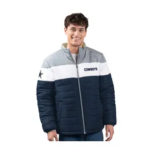 NFL Dallas Men's Poly Filled Sherpa Lined Fullzip Jacket