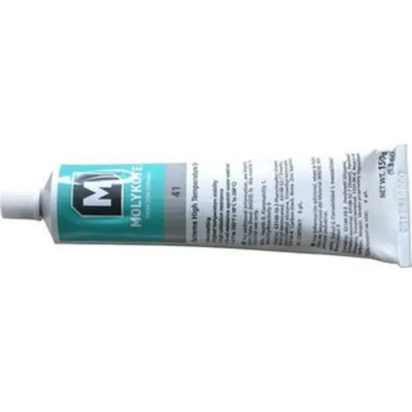 DOW CORNING High-Temperature Lithium Base Grease, NLGI 2, Heat Resistant for Cycling & Outdoor Recreation, 550°F Max Temp, Black, 5.3 oz