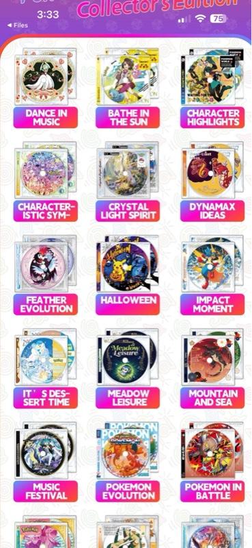 Phantom CD Acrylic Pokemon CCG - 1 Case & CD Per Box