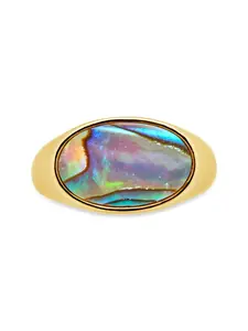 Gail Abalone Open Band Ring