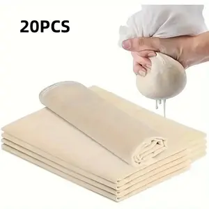 Cheesecloth, 20pcs Reusable Juice Cheese Making Cheesecloth Filter, Kitchen Accessories for Home Dining Room