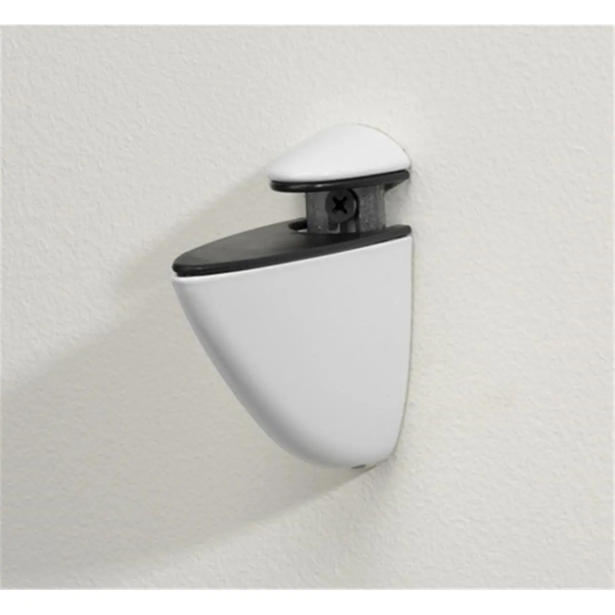 212 MAIN Pelicani Type White Medium Shelf Bracket - Euro Shelf Support, Wall Hanging Fastener for Decor, Room Decor, Shelves, European