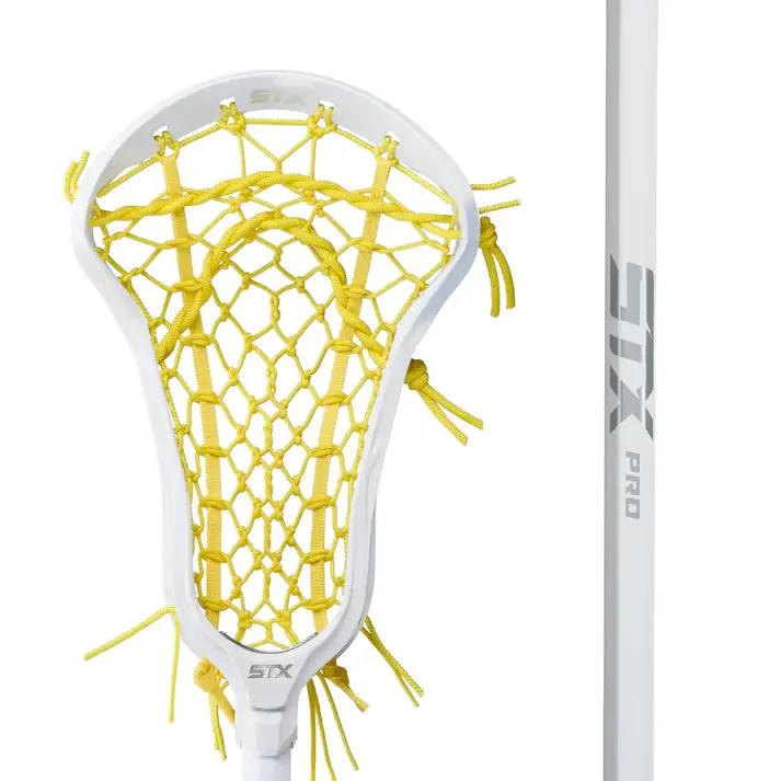 Women's Aria Pro-M Complete Lacrosse Stick with EnduraForm Plastic Head, Adjustable Pocket & Octagon Handle for Draws & Defensive Play