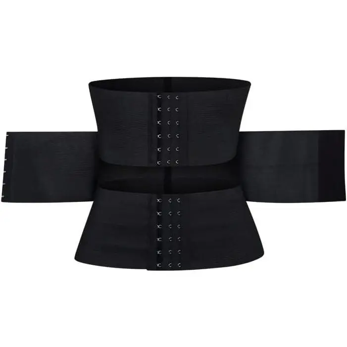 Women's Double Belt Latex Waist Trainer, Adjustable Abdominal Compression Corset for Everyday Body Contouring & Belly Support, Waist Training, Abdominal Compression Shapewear Belts, Fashion, Formal, Wrap