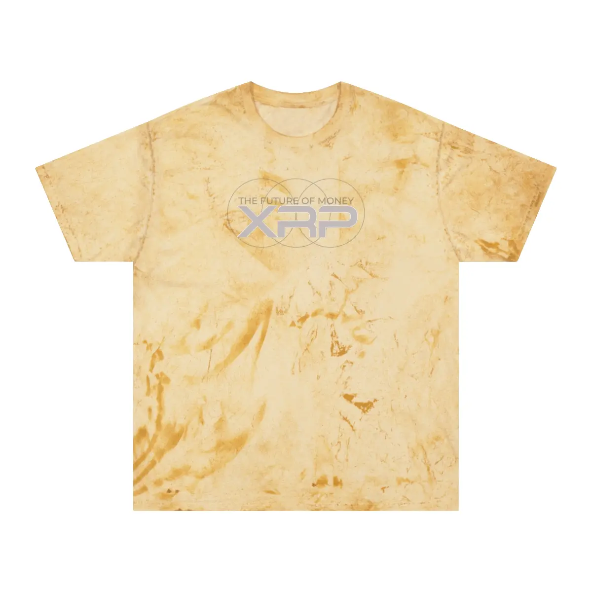 Comfort Colors XRP Ripple 1745 Unisex T-Shirt 100% Soft-Washed Cotton Relaxed Fit Casual Tee with Unique Color Blast Design - Womenswear, Garments, Top, Medium, Tshirt, Fabric