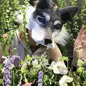 Gray Wolf Mask