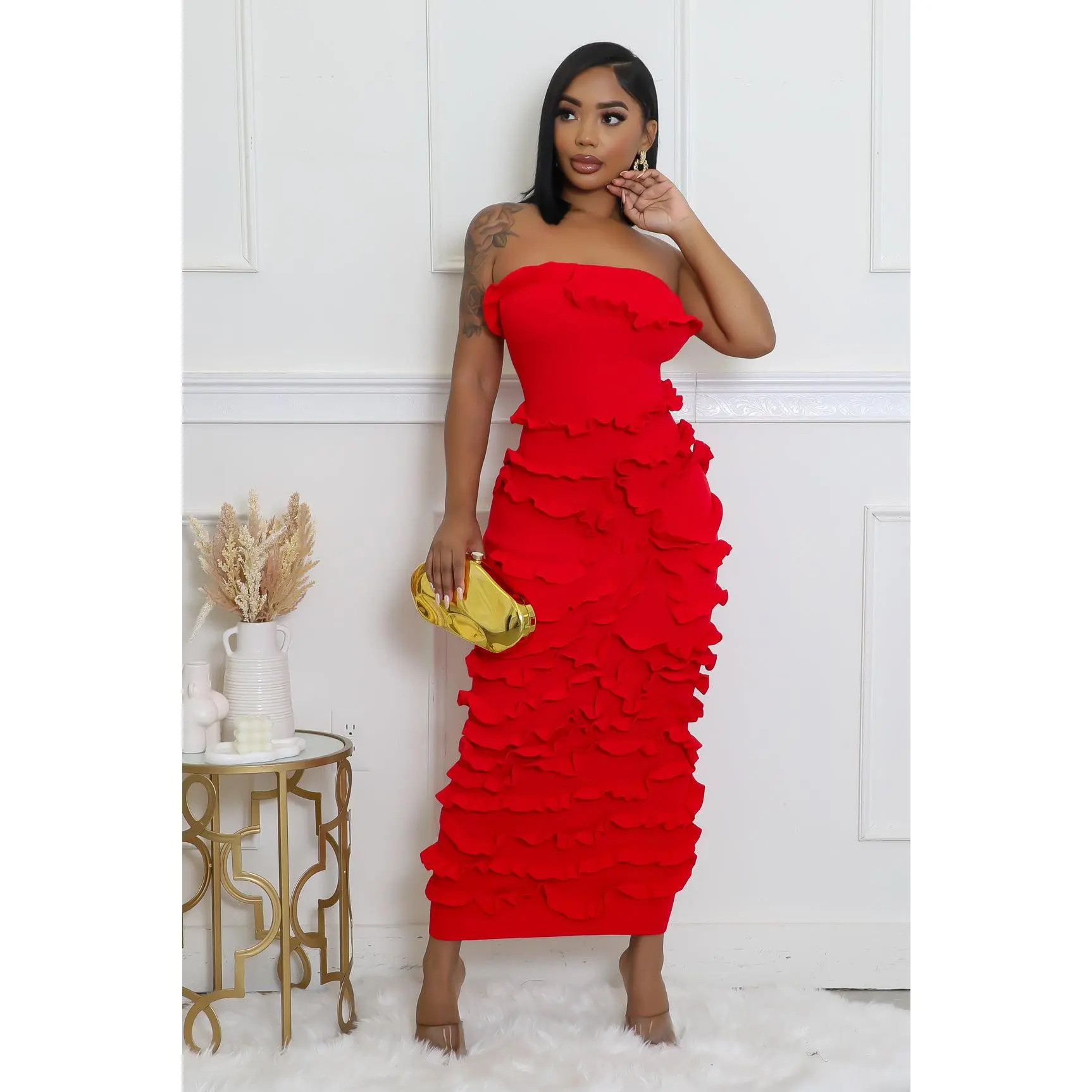 v neck a line mini dress Serena Lovely A-Line V Neck Tiered Sequin Mini Homecoming Dresses, Champagne
