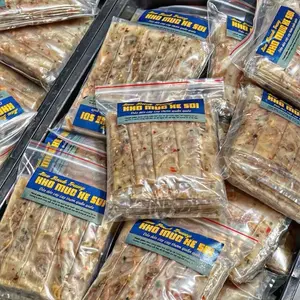 Bánh Tráng Xâu Khô Mực (Set 10 Gói) – Vietnamese Squid Rice Paper Snack Set
