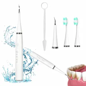 Ultrasonic Teeth Cleaner & Tartar Remover – USB Rechargeable Waterproof Dental Scaler for Plaque Removal, Oral Care Cleaning Kit for Adults, Daily Teeth Cleaning Tool #SummerVibes